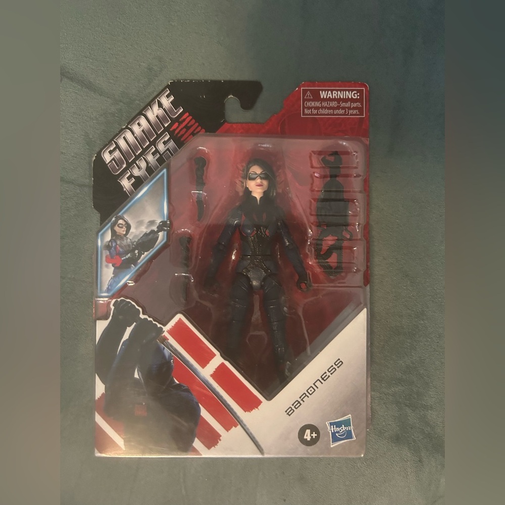 Baroness Action Figure - Snake Eyes Comic Pack - Black and Red